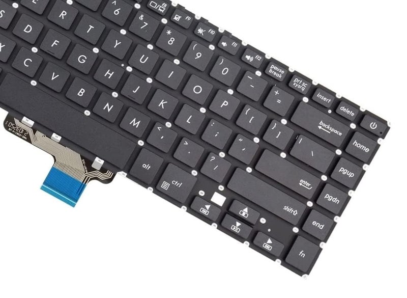 Wefly لوحة مفاتيح لابتوب متوافقة مع ASUS VivoBook X510 X510U X510UA X510UN X510Q X510QR X510QA تخطيط لوحة مفاتيح أمريكي - Image 2