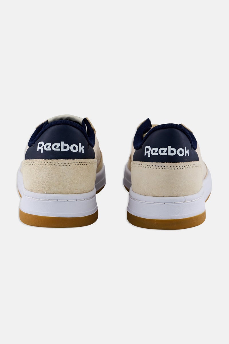 Reebok Men Court Peak Lace Up Tennis Shoes, Beige  - Image 2