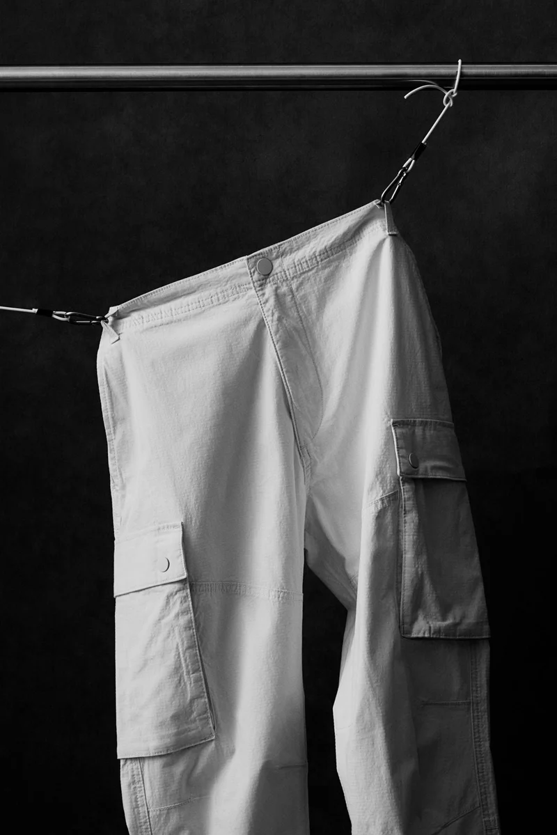 H&M Slim Fit Ripstop cargo trousers