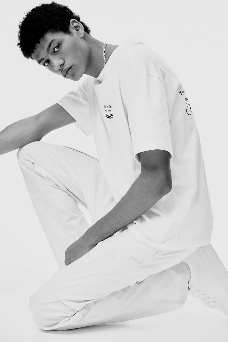 H&M Slim Fit Ripstop cargo trousers