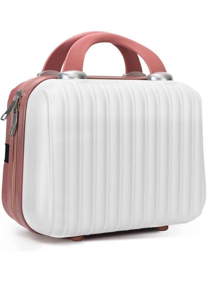 RELEMTRA Makeup Travel Case, Hard Shell Cosmetic Organizer Bag with Elastic Band, Portable Mini ABS Carrying Suitcase Waterproof, Travel Bag for Toiletry, Lipstick, Eyeliner, Skin Care (Bear) - Image 1