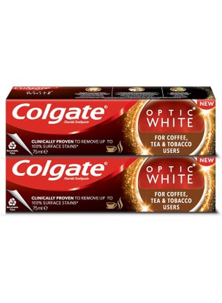Optic White Toothpaste for Coffee, Tea and Tobacco Users