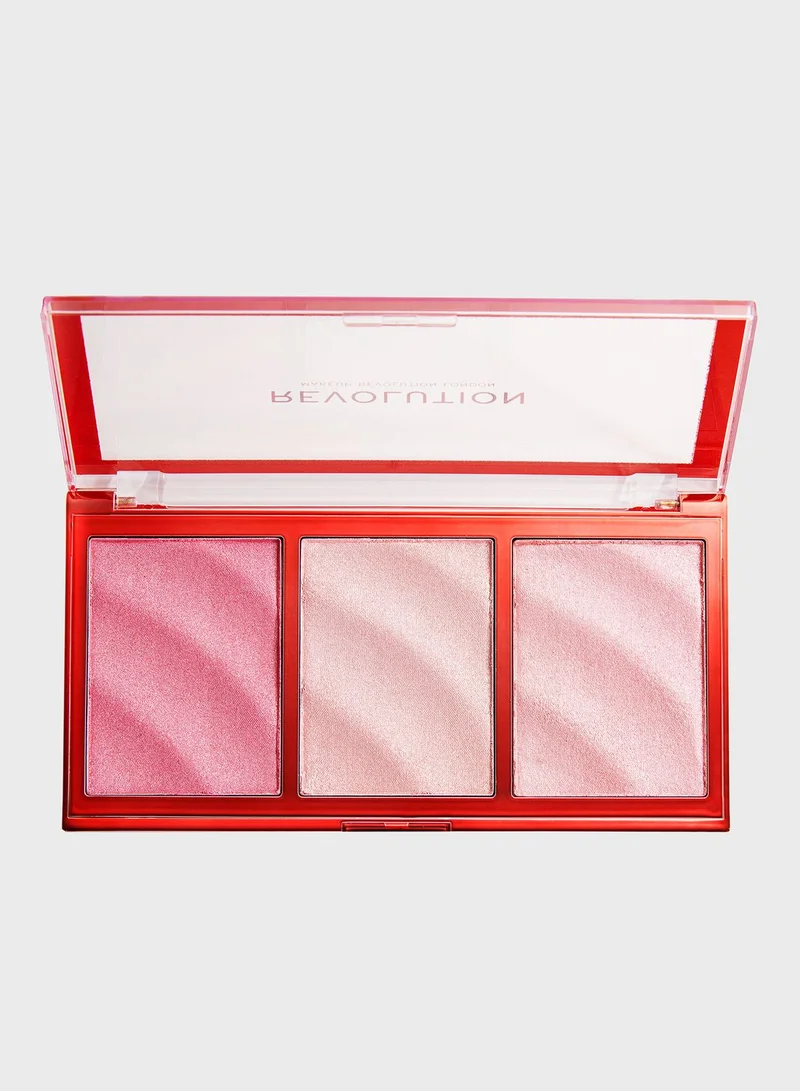 REVOLUTION Precious Stone Highlighter Ruby Crush