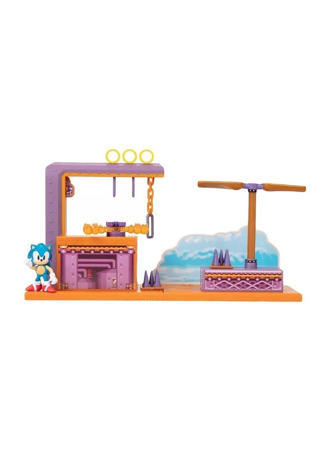 SONIC The Hedgehog Flying Battery Zone Playset With Metal Figure (15 Pieces)  - Image 2