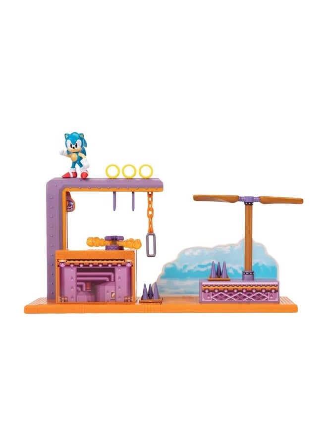SONIC The Hedgehog Flying Battery Zone Playset With Metal Figure (15 Pieces)  - Image 3