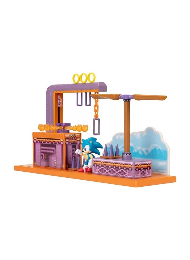 SONIC The Hedgehog Flying Battery Zone Playset With Metal Figure (15 Pieces)  - Image 4