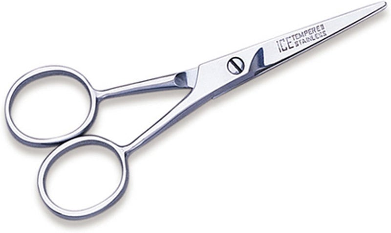 Denco 4.5 Inch Beard and Barber Scissors - Professional Stainless Steel Cutting Tool