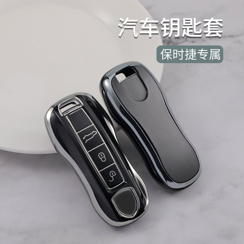 For Porsche Key Case Cayenne Cayenne Case Macan Paramela Panamera Buckle 718 Car Bag - Image 3