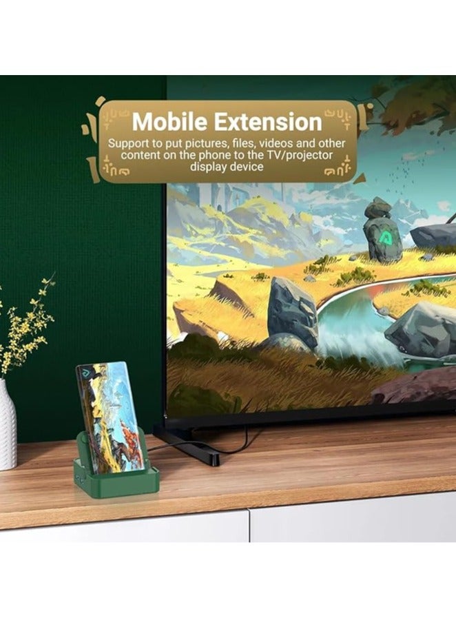 General TV dock for Nintendo Switch/Switch OLED, 6-in-1 Switch docking station with 4K@60HZ x 1080P HDMI 2.0 ports, 100Mbps Ethernet, 2 x USB-A 2.0, 1 x USB 3.0, 100W USB-C charging port  - Image 4