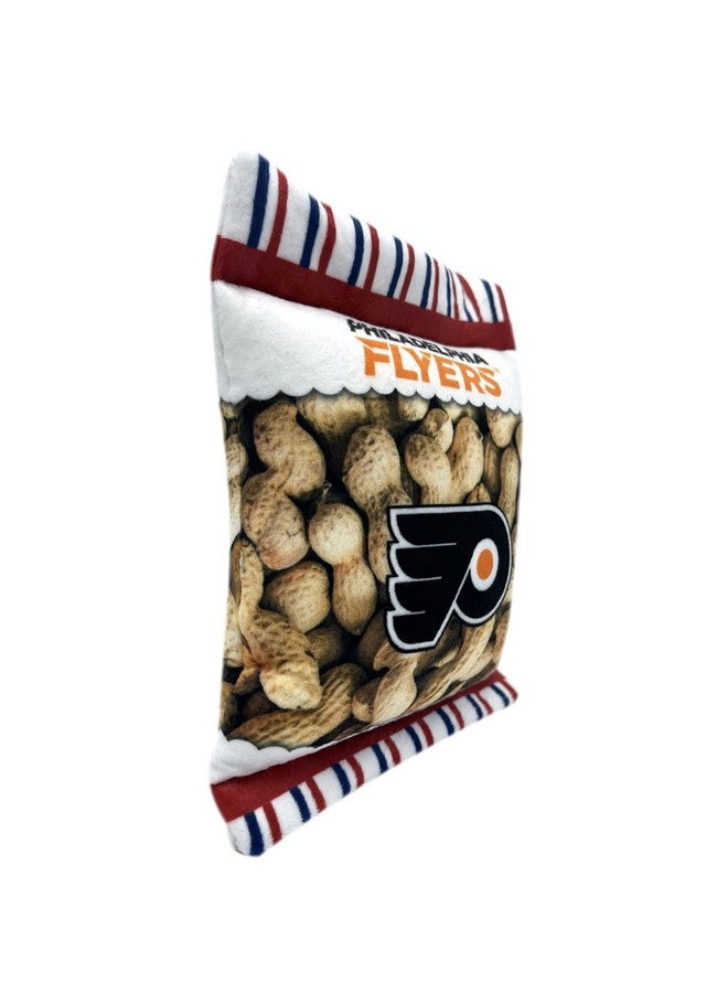 Pets First NHL Philadelphia Flyers Crinkle Fine Plush Dog & Cat Squeak Toy - Cutest Stadium Peanuts Snack Plush Toy for Dogs & Cats with Inner Squeaker and Beautiful Hockey Team Name/Logo - Image 2