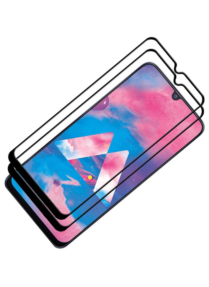 ACLIX 2 Pieces Antistatic ESD Dustproof Premium Quality High Definition Tempered Glass Screen Protector Designed For Samsung Galaxy M30 - Image 1