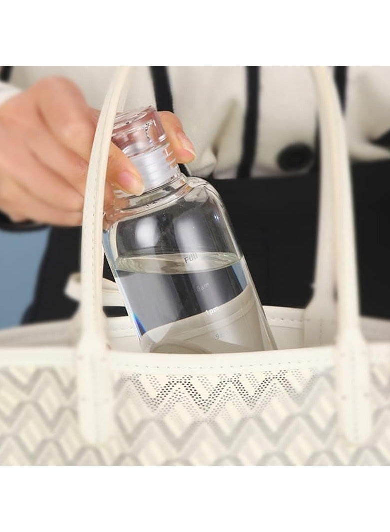 Home zone 500ml Water Bottles with Time Marker Reusable Clear Glass Drinking Bottles Suitable For Office Gym Outdoors - Image 5