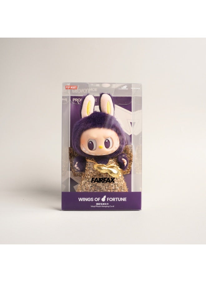 Pop Mart x Bobo & Coco LABUBU × PRONOUNCE - WINGS OF FORTUNE Plush Hanging Card