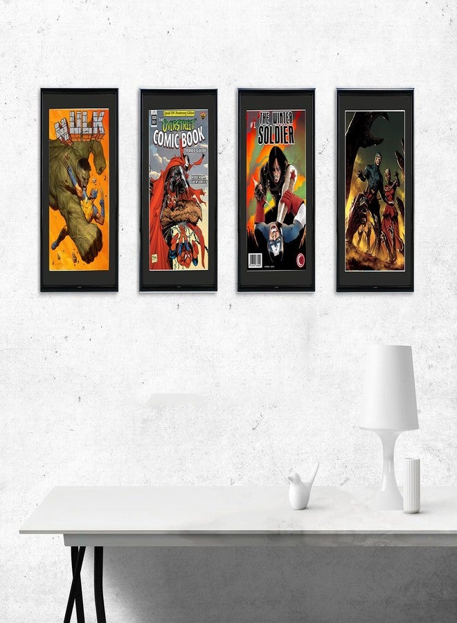Memory Keeper Comic Book Frame, 8 Pack, UV Protection,Black Mat, Fits Current Comics up to 6 3/4" x 10 1/4", Wall or Tabletop Display,Spring Clips for Thicker Comics as Well - Image 5