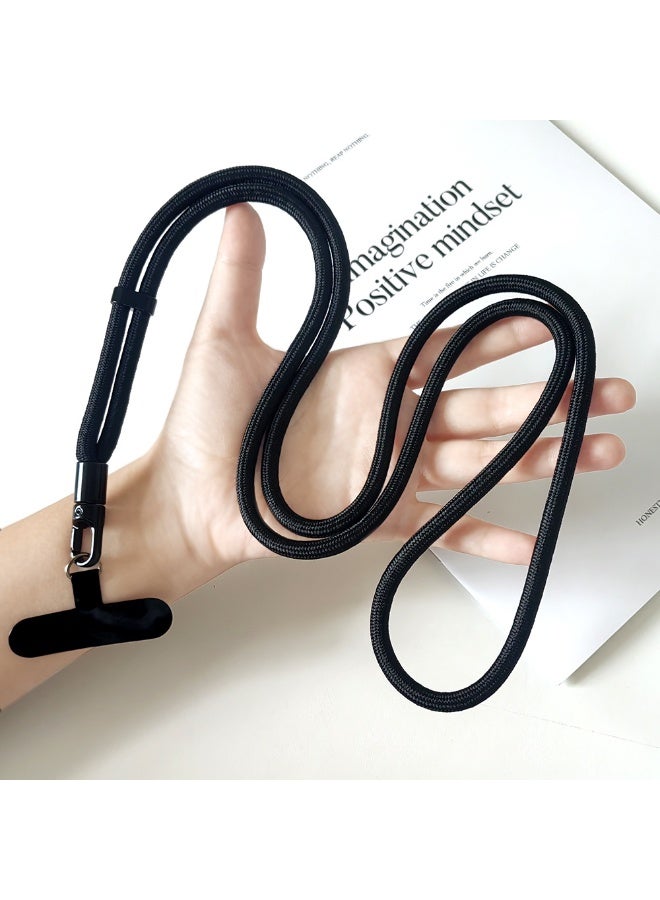 Mobile Holder Chain Phone Lanyard Neck Strap Phone Chain Mobiles Accessories(Black) - Image 2