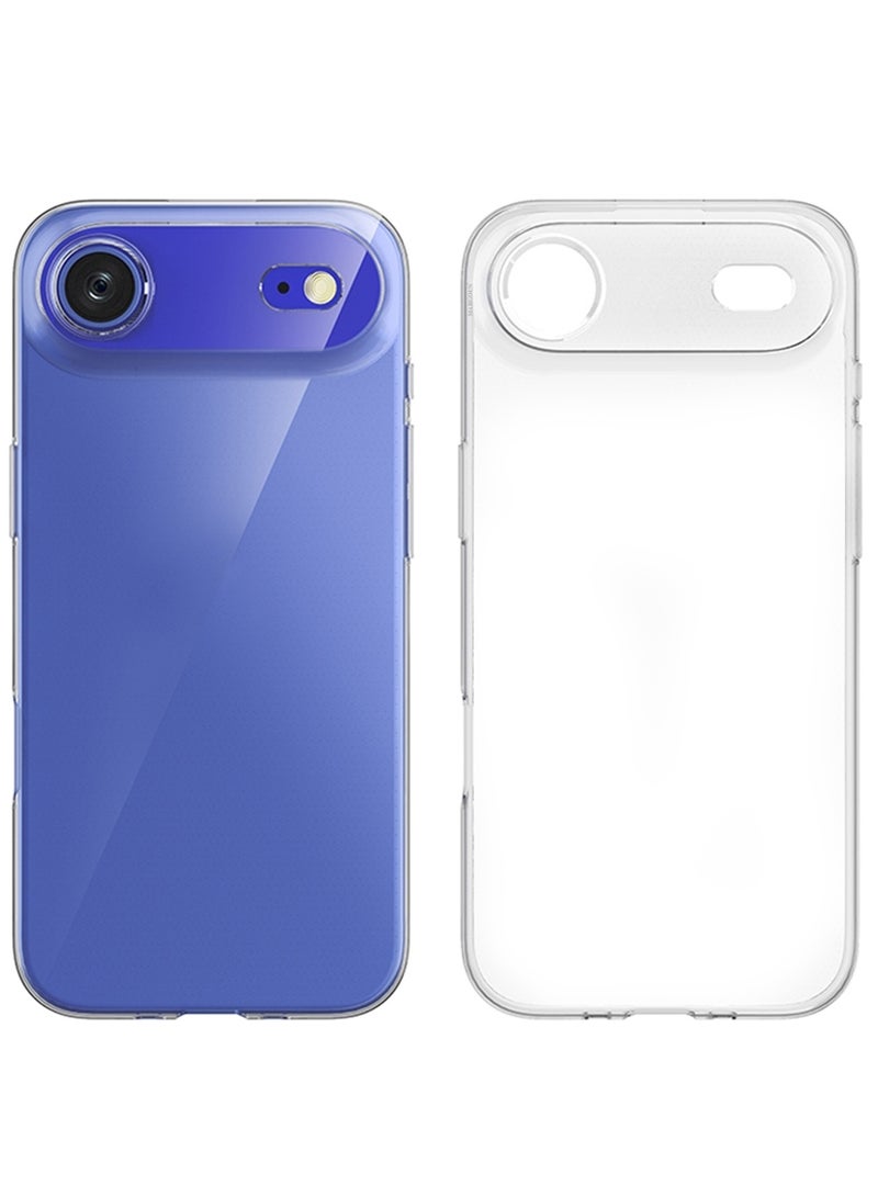 CATANES 2 Packs TPU Clear Case for iPhone 17 Air Slim Design, One Case One Privacy Screen Protector, Shockproof Protection, Scratch-Resistant Cover with Enhanced Grip, Wireless Charging Compatible - Image 5