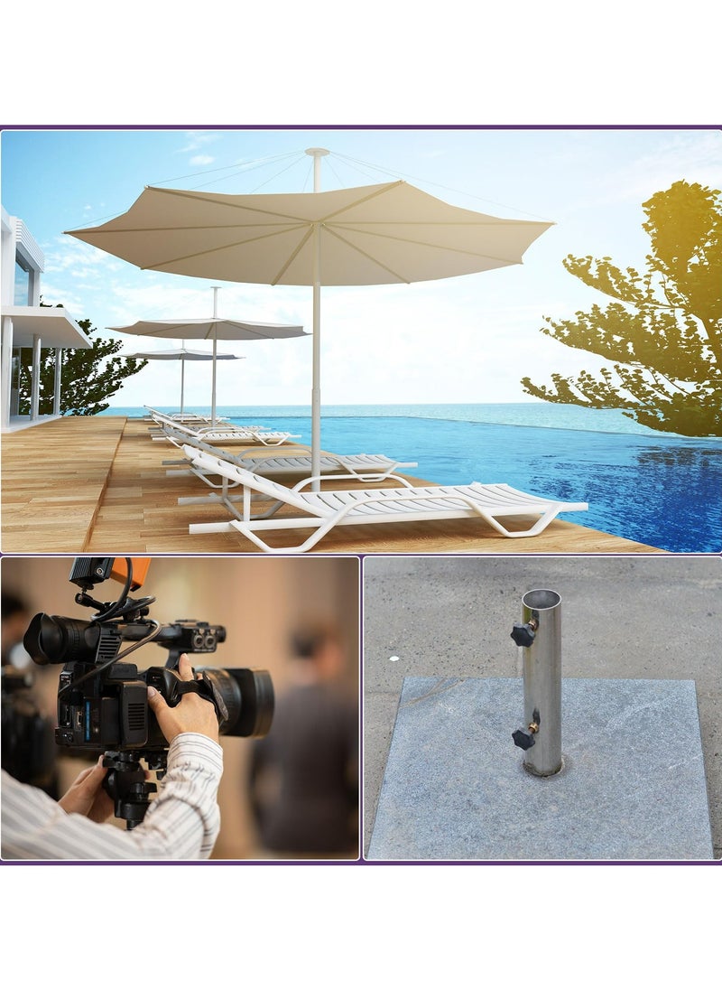 CMGTYYD - Set of 4 tension screw knobs, M6 x 12 mm, hexagonal star knob, plastic handles, handset screw handle for umbrella stand, mechanical furniture, 25 mm diameter - Image 1