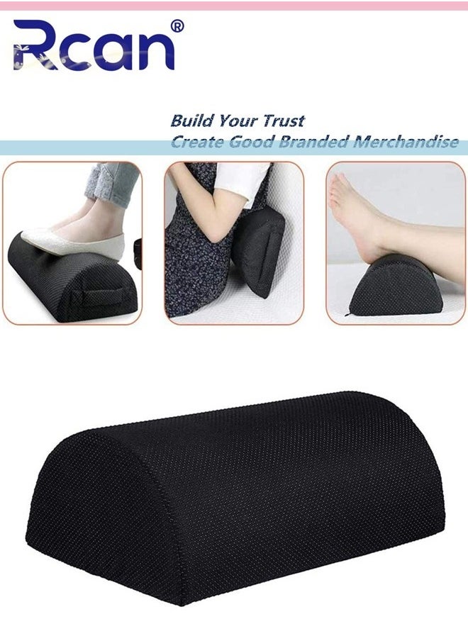 Foot Rest Memory Foam Pillow for Under Desk at Work Anti-Fatigue Ergonomic Design Foot Support Pillow for Fatigue & Pain Relief Ideal Gifts for Adult and Teens in Office Home Dorm
