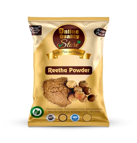 Online Quality Store Amla Reetha Shikakai, Bhringraj and Hibiscus Powder for Hair Conditioner (250 g) - Image 4