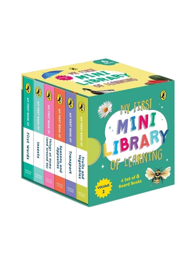My First Mini Library of Learning (Volume 2): Fruits & Vegetables, Transport, Seasons & Opposite 