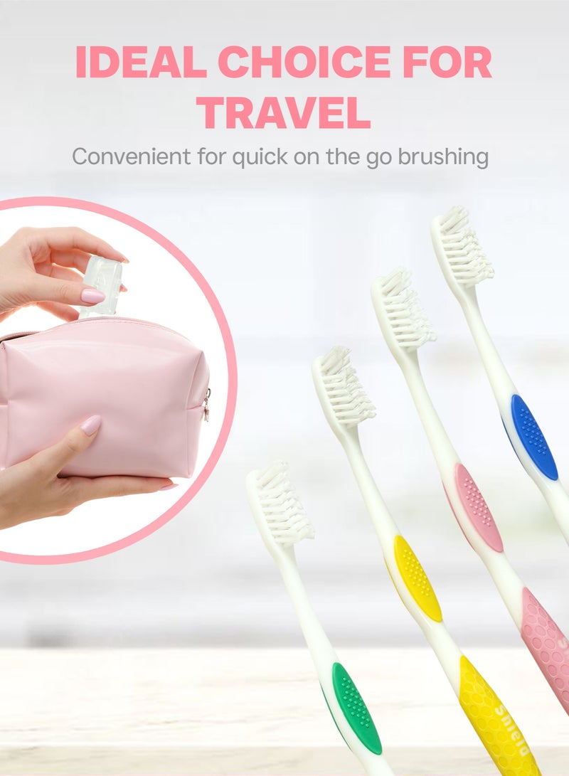 Shield Care فرشاة أسنان شيلد كير مضادة للبكتيريا، تحافظ على نظافة سطح الشعيرات (رعاية خبراء - شعيرات ناعمة) للبالغين - 8 قطع (عبوة من 1) - Image 4