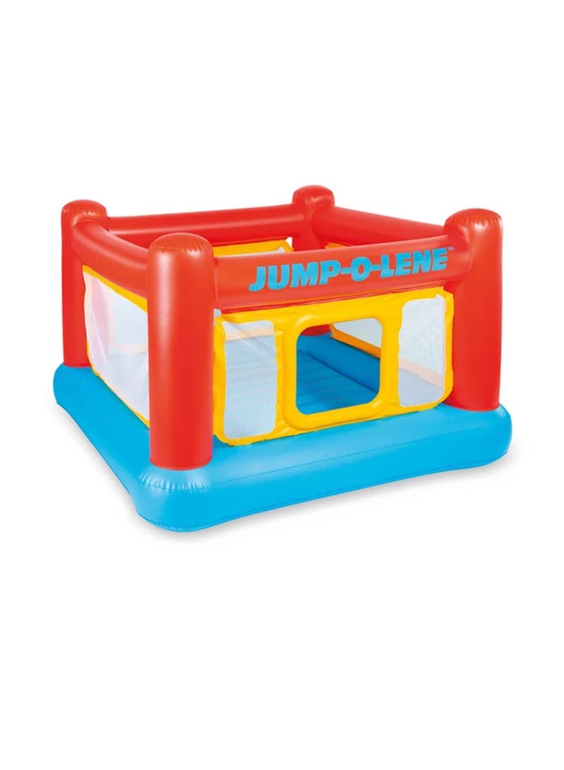 انتكس بيت لعب للقفز جامب-أو-لين قابل للنفخ بتصميم قلعة 174x174x112سم