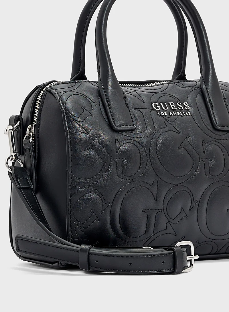 GUESS Berkton Barrel Satchel