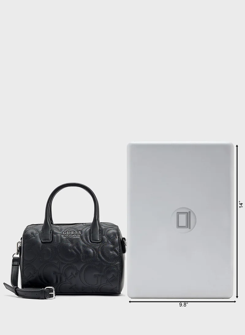 GUESS Berkton Barrel Satchel