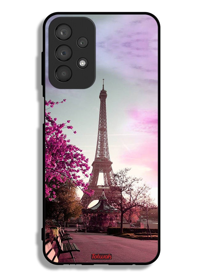 Tolwak Samsung Galaxy A23 4G Protective Case Cover Eiffel Tower - Image 1