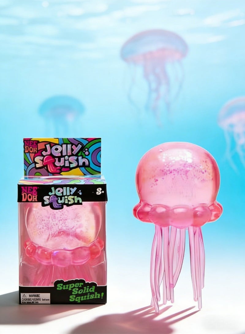 نيدوه 2-Pack NEE DOH Jelly Squeezers | Jelly-shaped stress-relieving toys with wiggling tentacles - a sensory soothing tool and the best stress-relieving gift for a friend (pink) - Image 2