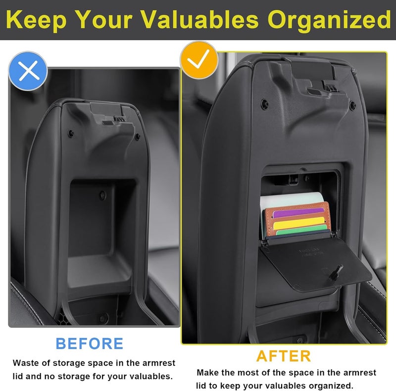 PIMCAR Center Console Hidden Organizer for Honda Accord - Image 3