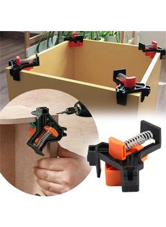 Inditrust Inditrust 90 Degree Angle Clamps Woodworking Corner Clip Right Angle Clip Fixer Set of 4 Clamp Tool with Adjustable Hand Tools  - Image 3