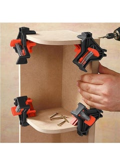 Inditrust Inditrust 90 Degree Angle Clamps Woodworking Corner Clip Right Angle Clip Fixer Set of 4 Clamp Tool with Adjustable Hand Tools  - Image 4