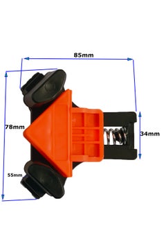 Inditrust Inditrust 90 Degree Angle Clamps Woodworking Corner Clip Right Angle Clip Fixer Set of 4 Clamp Tool with Adjustable Hand Tools  - Image 2