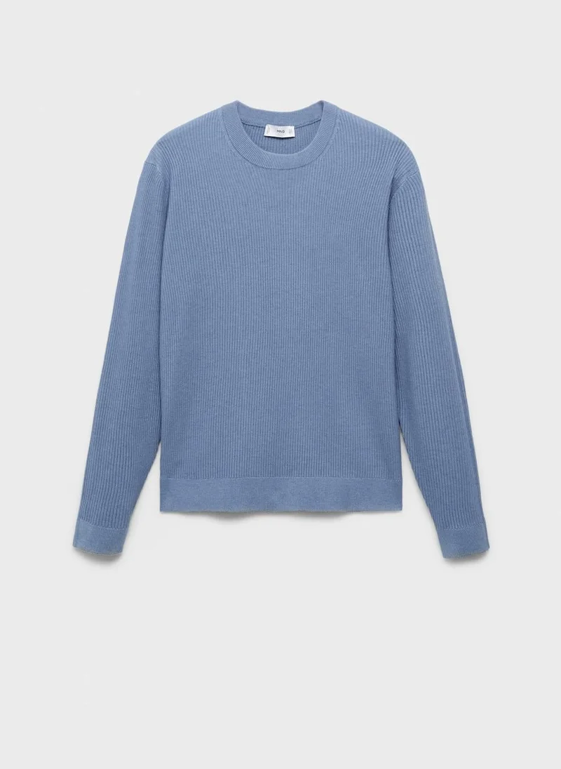 Mango Man  Fine rib-knit cotton sweater for Men | Best Price UAE