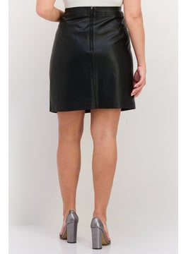 ESPRIT Women Plain Mini Skirt, Black  - Image 3
