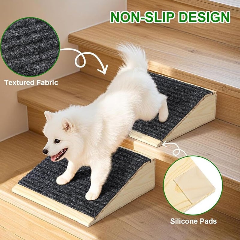 Foldable Dog Ramp For Bed Sofa Non Slip Safety Pet Steps Portable Indoor Access - Image 5