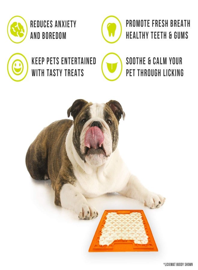 Hyper Pet Slow Feeder Dog Lick mat (Boredom Buster Perfect for Dog Food, Dog Treats, Yogurt, or Peanut Butter) [Fun Alternative to a Slow Feed Dog Bowl] Available in a Variety of Colors & Sizes - Image 4