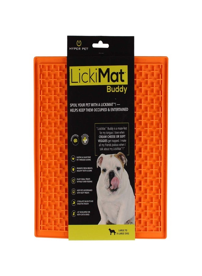 Hyper Pet Slow Feeder Dog Lick mat (Boredom Buster Perfect for Dog Food, Dog Treats, Yogurt, or Peanut Butter) [Fun Alternative to a Slow Feed Dog Bowl] Available in a Variety of Colors & Sizes - Image 1