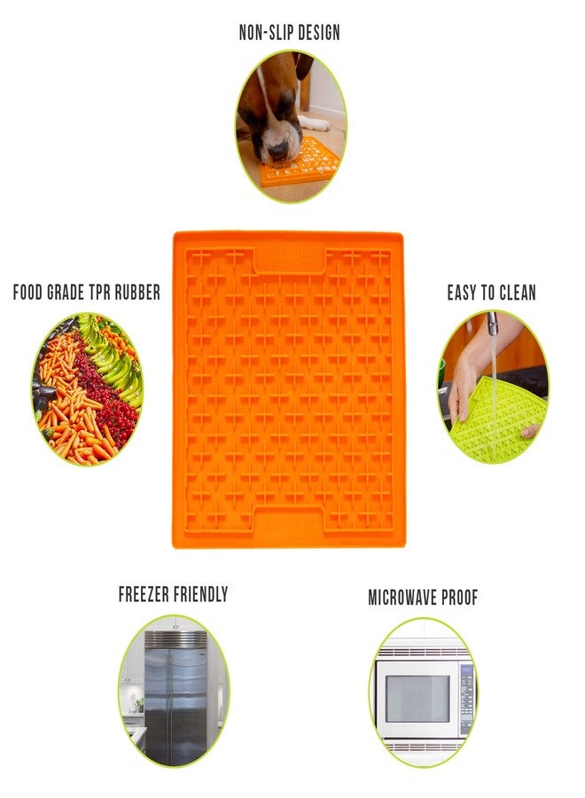 Hyper Pet Slow Feeder Dog Lick mat (Boredom Buster Perfect for Dog Food, Dog Treats, Yogurt, or Peanut Butter) [Fun Alternative to a Slow Feed Dog Bowl] Available in a Variety of Colors & Sizes - Image 2
