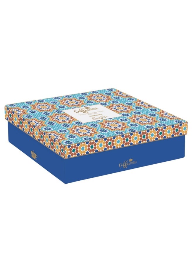 Easy Life 6-Piece Modern Marrakech Design Cup and Saucer Set Multicolor 100ml - Image 3