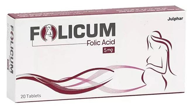 جلفار حمض الفوليك 5 ملغ 20 قرصًا