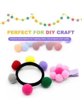30Pcs 2CM Cat Toy Balls Soft Kitten Pompom Toys Cat Pom Pom Balls for Craft DIY Creative Crafts Decorations (Assorted Color) - view 5