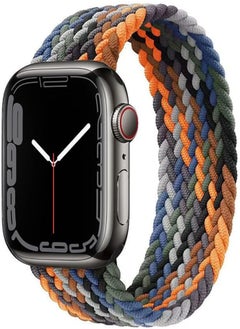 Proworthy Lace Braided Solo Loop Compatible With Apple Watch Band 38mm 40mm 41mm 42mm 44mm 45mm 49mm for Men and Women, Lace Stretch Nylon Elastic Strap for iWatch Series Ultra SE 8 7 6 5 4 3 2 1