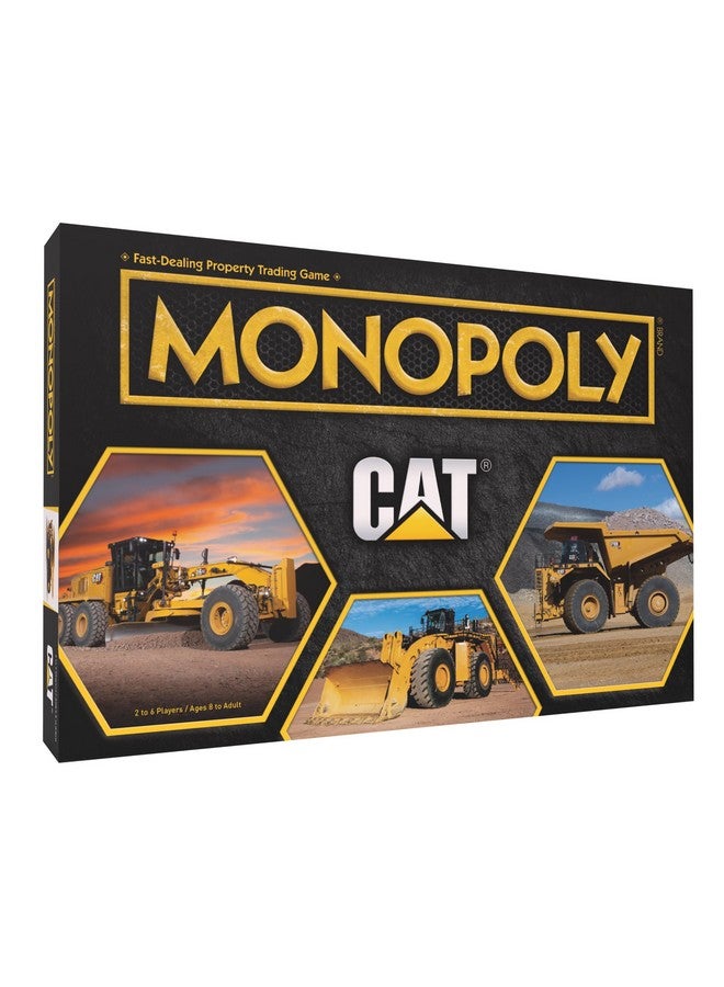 USAopoly Monopoly Caterpillar | Play as Hard Hat, Tool Bag Work Boot & More | Officially Licensed and Collectible Monopoly Game Based On Caterpillar Company for 2-6 Players - Image 1