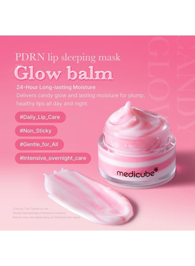 Medicube قناع النوم للشفاه PDRN | سالمن PDRN، كولاجين، زبدة الشيا لشفاه أكثر نعومة، ترطيب طويل الأمد، عناية يومية وليلية للشفاه، العناية بالبشرة الكورية 0.35 أونصة. - Image 4