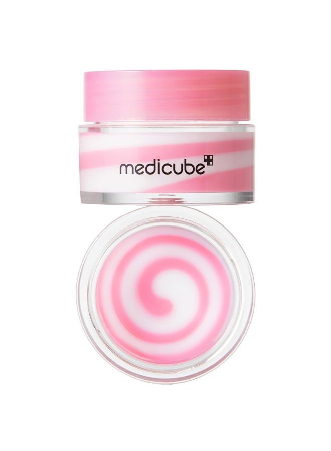 Medicube قناع النوم للشفاه PDRN | سالمن PDRN، كولاجين، زبدة الشيا لشفاه أكثر نعومة، ترطيب طويل الأمد، عناية يومية وليلية للشفاه، العناية بالبشرة الكورية 0.35 أونصة. - Image 3