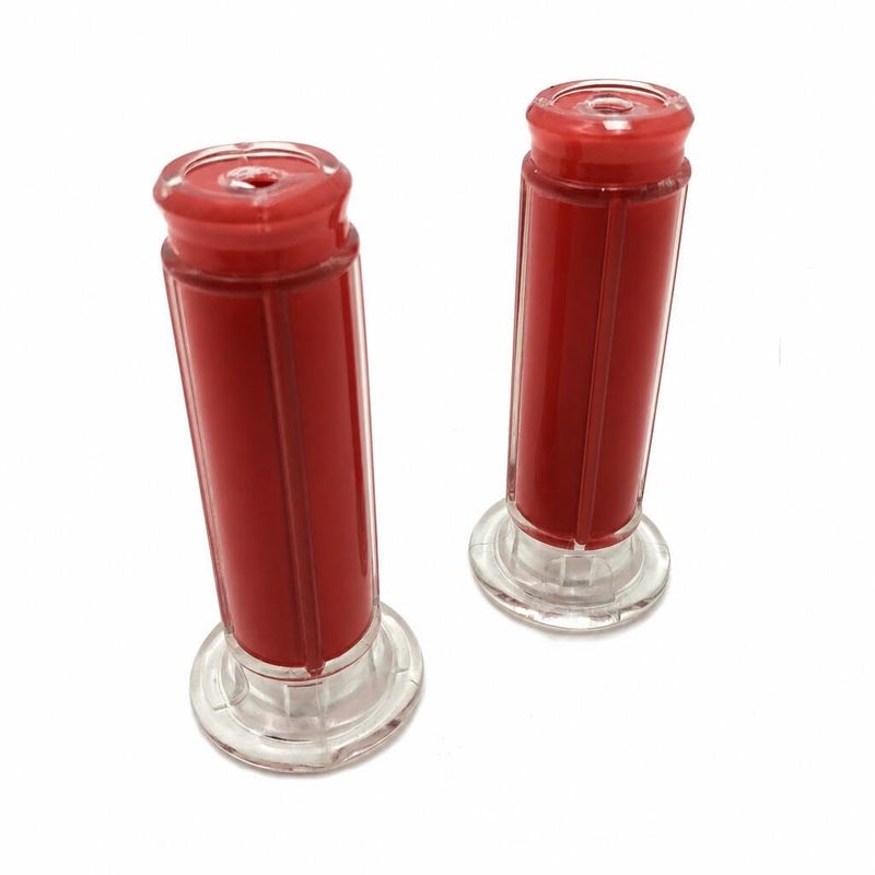 XKMTSport Bike Dirt Bike Grips Gel Red Replacement Compatible with APRILLA BMW Ducati TRIUMPHYAMAHA Polaris Offroad Dirt Bike78 Left 1 Right B017QV929K - Image 3