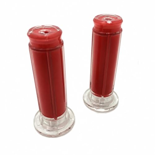 XKMTSport Bike Dirt Bike Grips Gel Red Replacement Compatible with APRILLA BMW Ducati TRIUMPHYAMAHA Polaris Offroad Dirt Bike78 Left 1 Right B017QV929K - Image 1