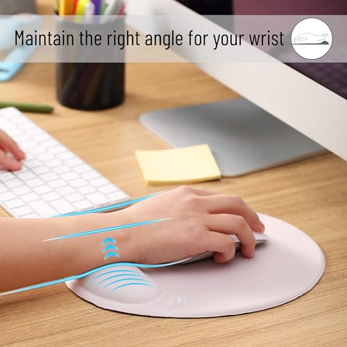 Mr. Pen- Ergonomic Mouse Pad With Wrist Support, Beige, Gel Gaming Pad - Image 2